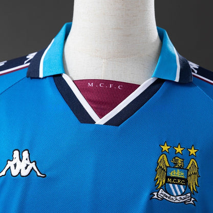 Manchester City Jersey 1997-99 Home Retro Football Kit