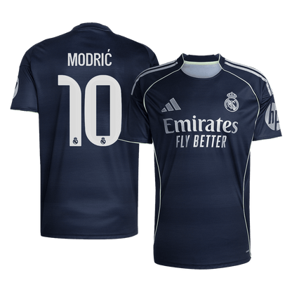 MODRIĆ #10 Mens Real Madrid Away Jersey 2025/26 [PREMIUM]