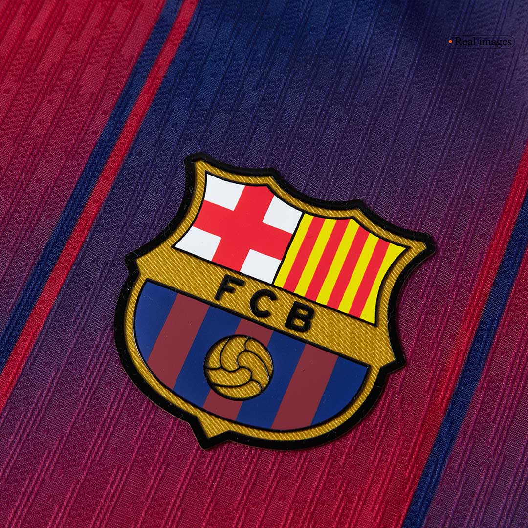 F.DE JONG #21 Mens Barcelona Home Jersey 2025/26 UCL - Player Version (Slim Fit)