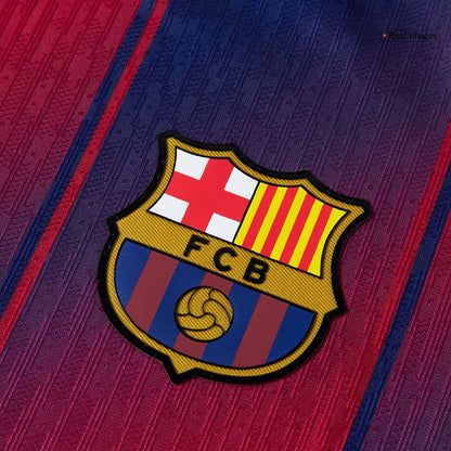 F.DE JONG #21 Mens Barcelona Home Jersey 2025/26 UCL - Player Version (Slim Fit)
