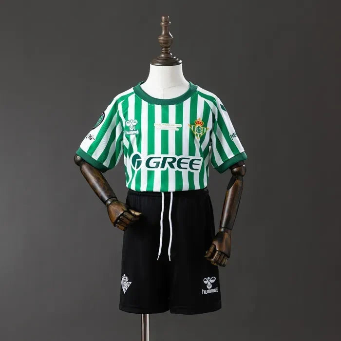 Kids Real Betis Jersey 25/26 League Final Special Football Kit