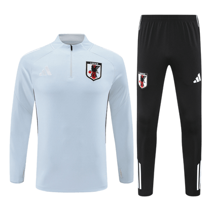 Kids Japan 2026 White Zipper Sweatshirt Kit (Top+Pants)