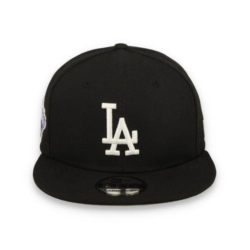 New Era Los Angeles Dodgers 2025 World Series Side Patch 9FIFTY Snapback Hat-Black/White