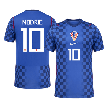 MODRIĆ #10 Mens Croatia World Cup Away Jersey 2026 - Player Version (Slim Fit)