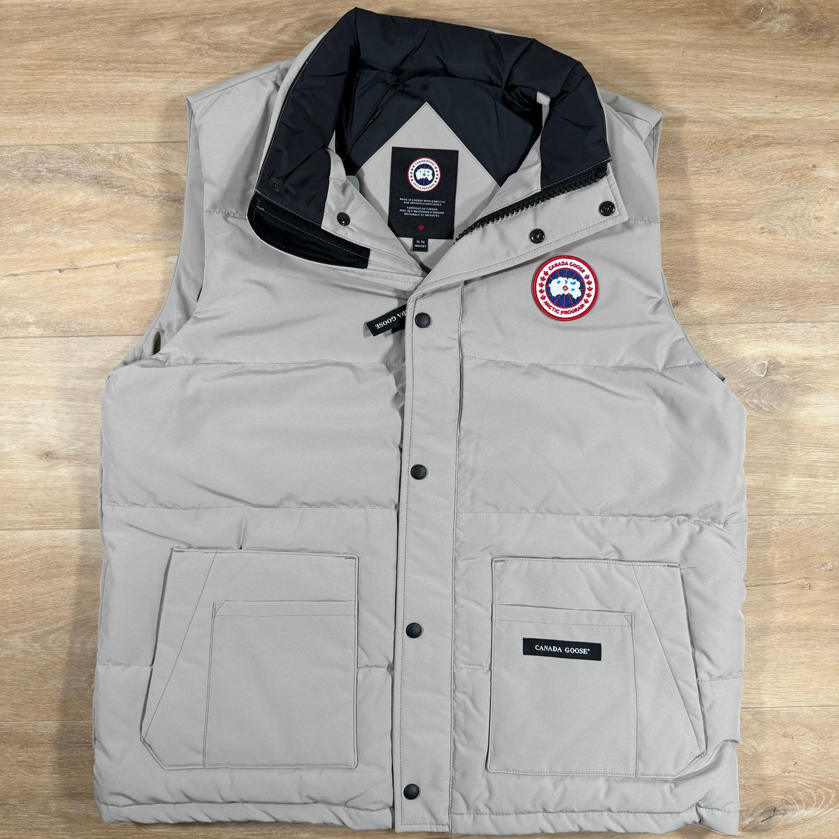 Canada Goose Freestyle Crew Vest in Limestone