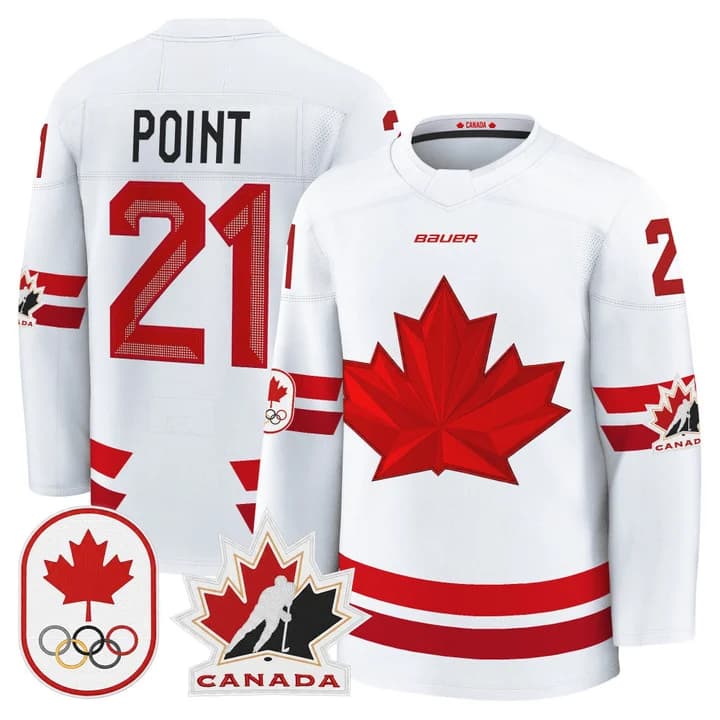 Brayden Point Canada 2026 Olympic Jersey - White