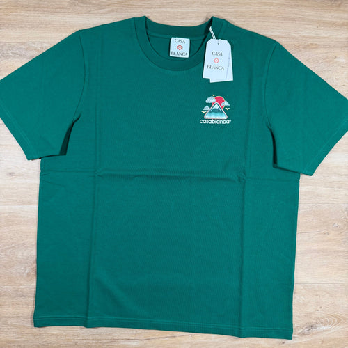Casablanca Montagne Ondulee T-Shirt in Green