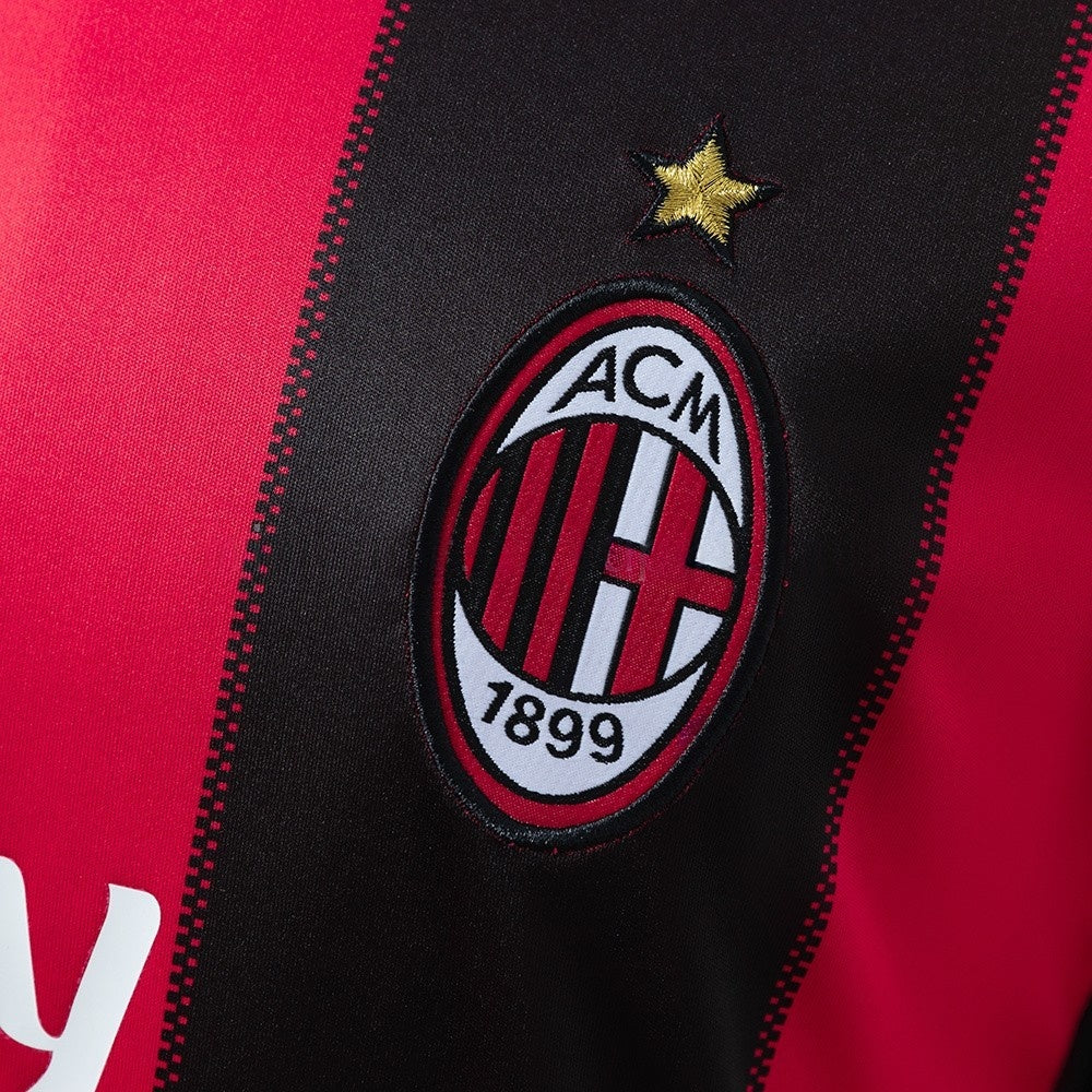 AC Milan Jersey 2010-11 Home Retro Kit Long Sleeves