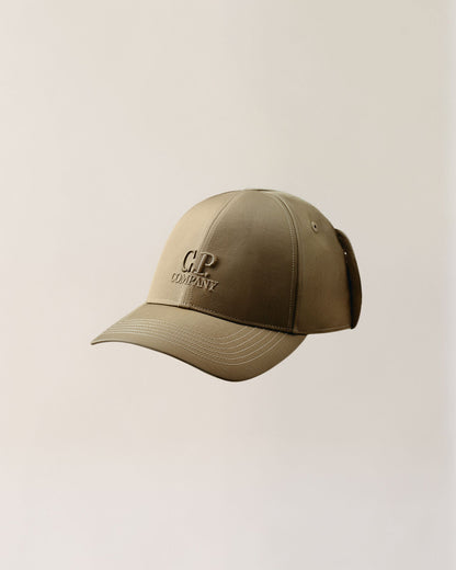 C.P. Company Chrome-R Goggle Cap in Ivy Green