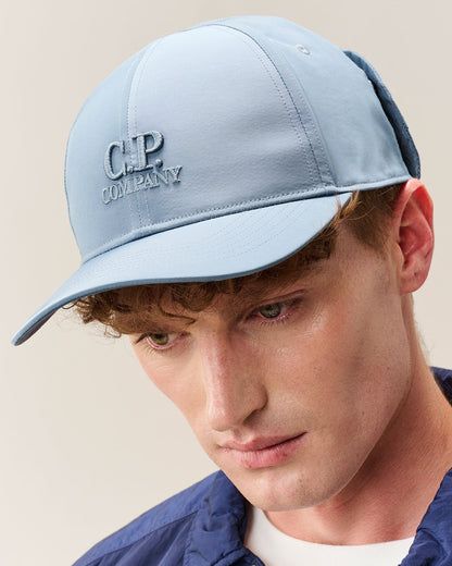 C.P. Company Chrome-R Goggle Cap in Orion Blue