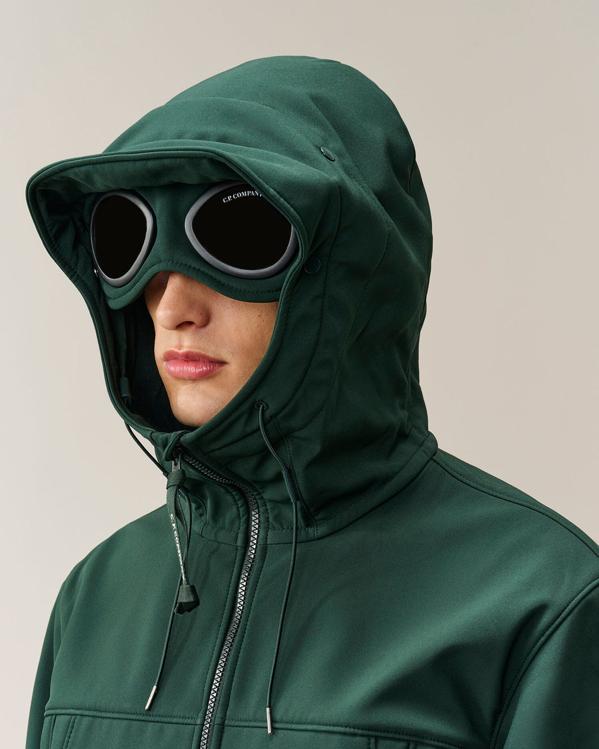 C.P. Company Shell-R Goggle Jacket in Ponderosa Pine - Green