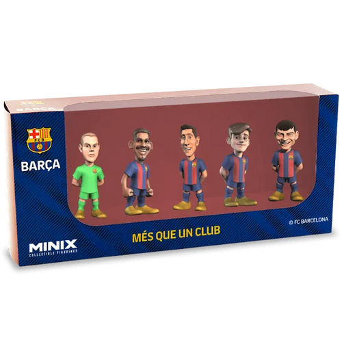 Minix 12CM Barcelona Collectible Figure 5 Pack