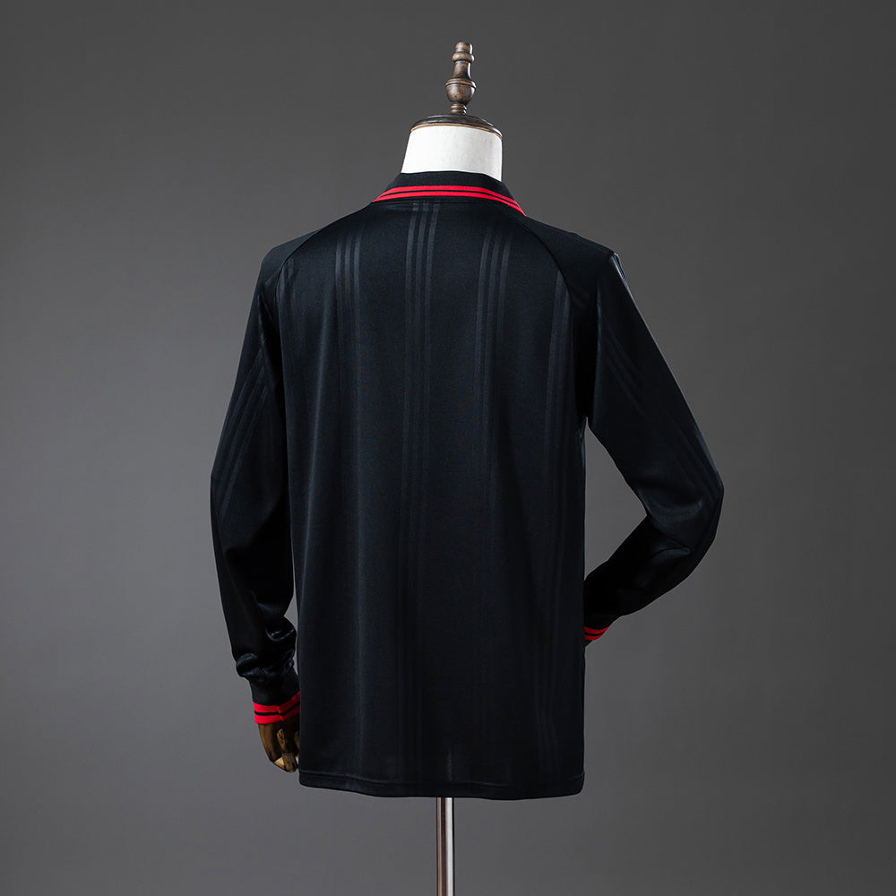 Flamengo Jersey 2019-20 Black Retro Kit Long Sleeves