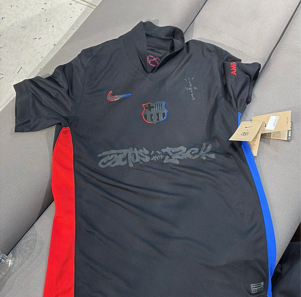 Barcelona X Travis Scott 24/25 Il Home Jersey - Fan Version