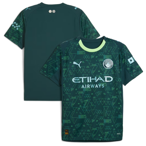 Manchester City FC 2025/26 Fourth Jersey - Green