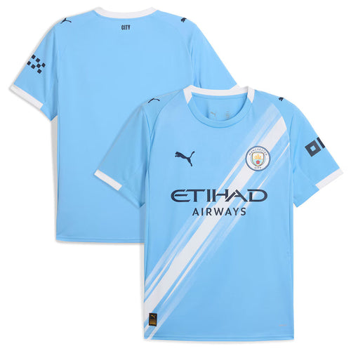Manchester City 2025/26 Home Jersey - Sky Blue