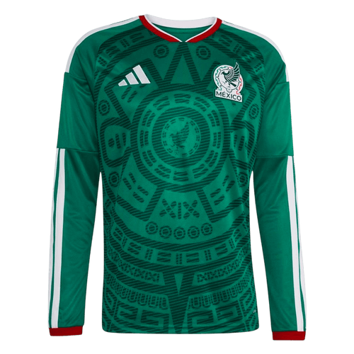 Mens Mexico World Cup Home Long Sleeve Jersey 2026