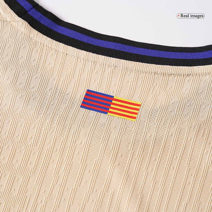 F.DE JONG #21 Mens Barcelona Away Jersey 2025/26 UCL - Player Version (Slim Fit)