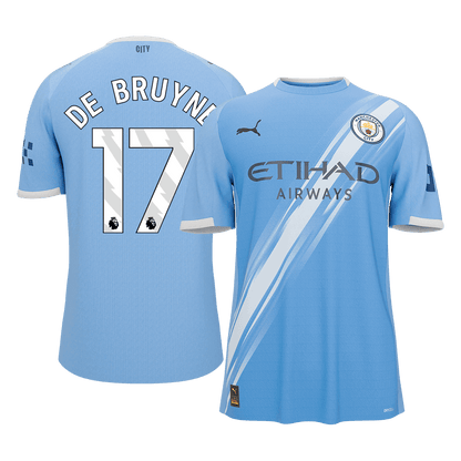 DE BRUYNE #17 Mens Manchester City Home Jersey 2025/26 [PREMIUM]