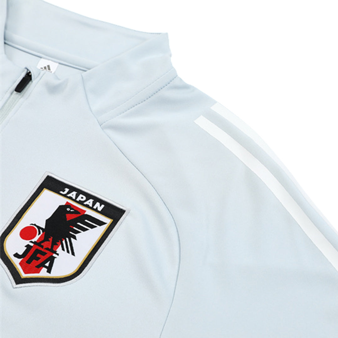 Kids Japan 2026 White Zipper Sweatshirt Kit (Top+Pants)