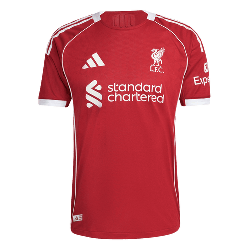 Mens Liverpool Home Jersey 2025/26 - Player Version (Slim Fit)