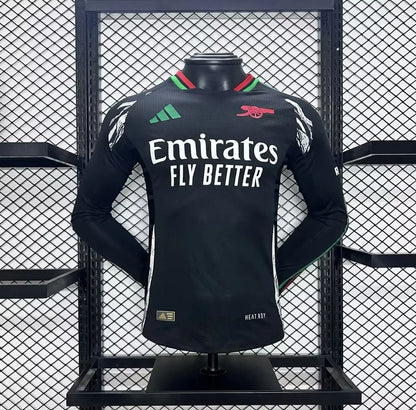 Arsenal Jugador Visitante Camiseta 2024/2025 Long Sleeve