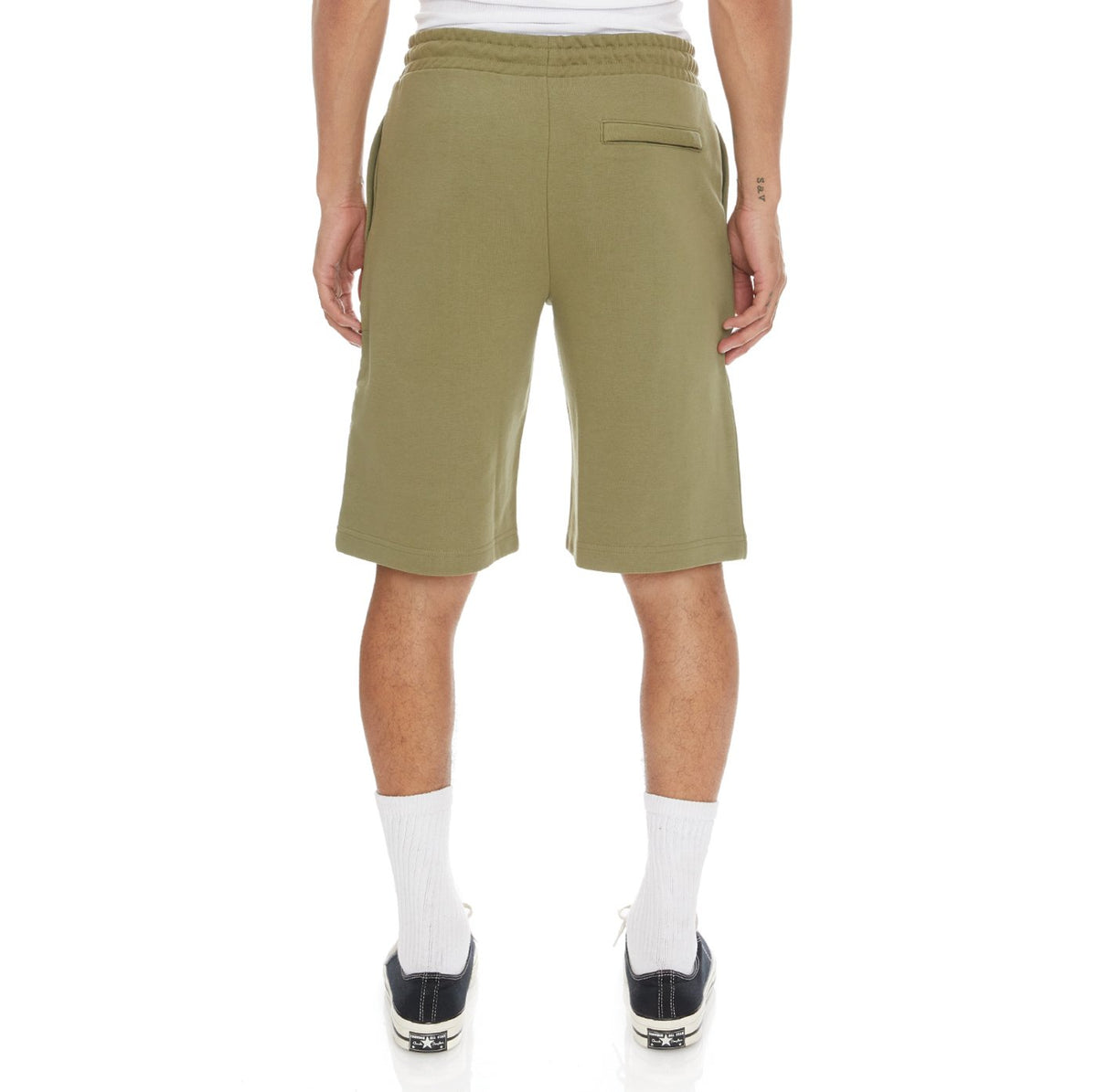 KAPPA LOGO FLEECE MABOK SHORTS - GREEN OLIVE