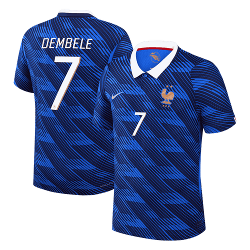 DEMBELE #7 Mens France World Cup Home Jersey 2026 - Player Version (Slim Fit)