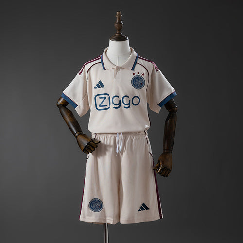 Kids Ajax Third Jersey 2025/26 Football Kit Soccer Shirt