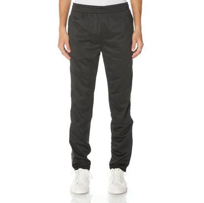 KAPPA 222 BANDA ADERNO TRACKPANTS - BLACK/BLACK