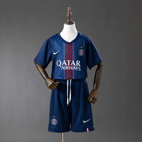 Kids PSG Jersey 25/26 Home Football Kit Star