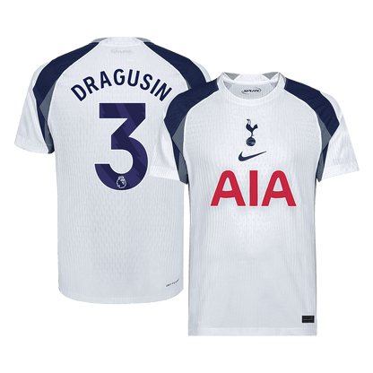 DRAGUSIN #3 Mens Tottenham Hotspur Home Jersey 2025/26 - Player Version (Slim Fit)