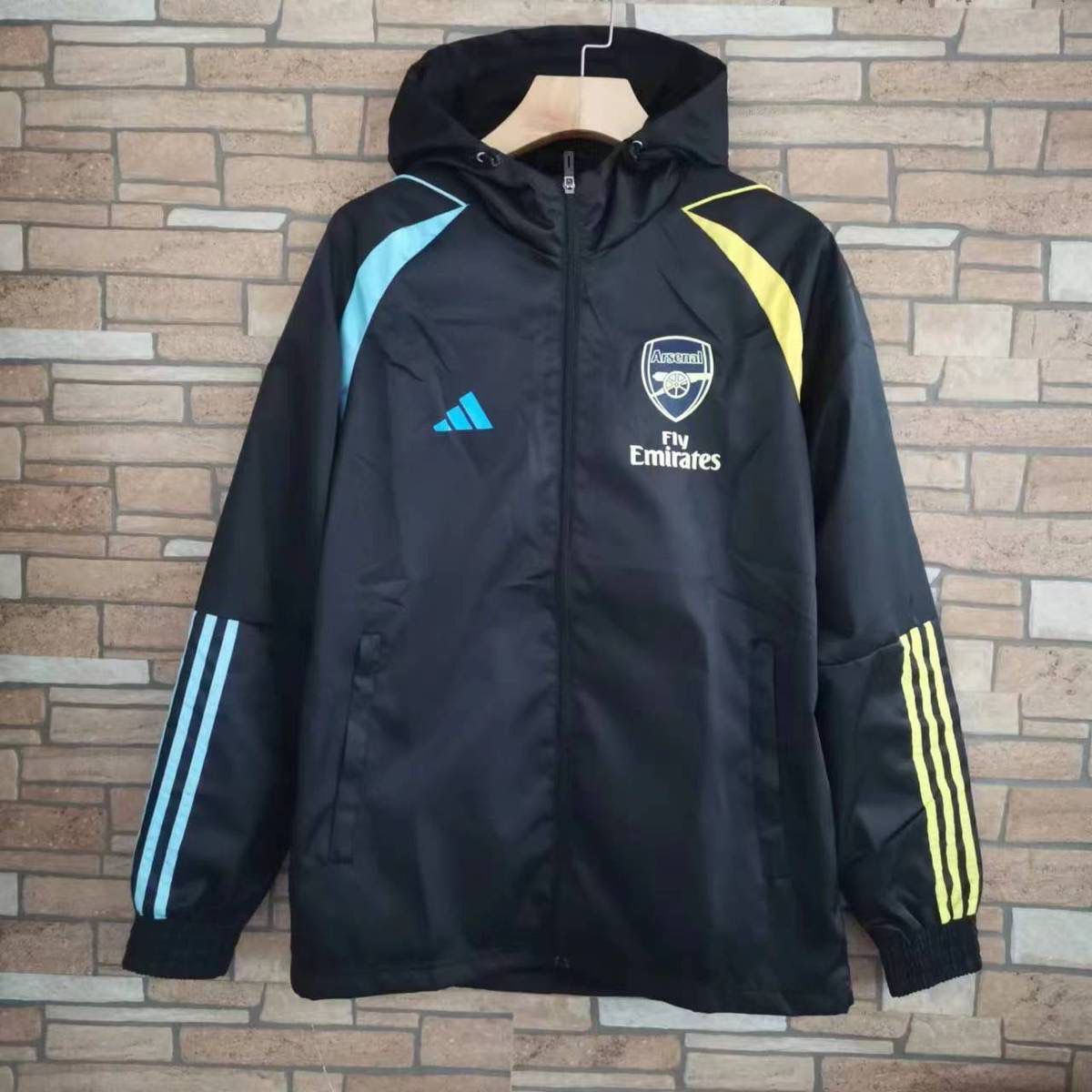 Arsenal 24/25 Windbreaker Black