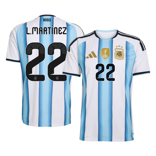 L.MARTÍNEZ #22 Mens Argentina World Cup Home Jersey 2026 [PREMIUM]