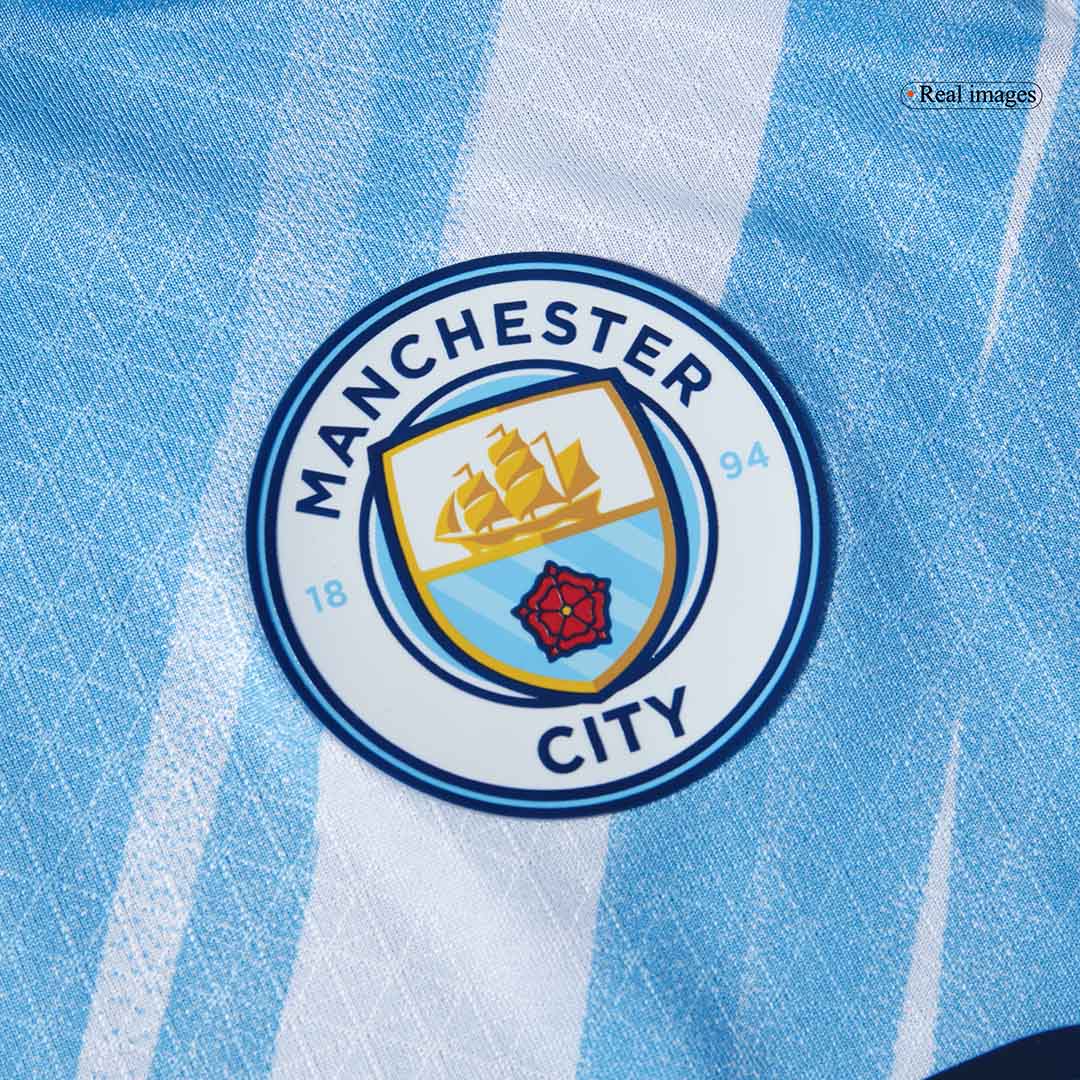 FODEN #47 Mens Manchester City Home Jersey 2025/26 - Player Version (Slim Fit)