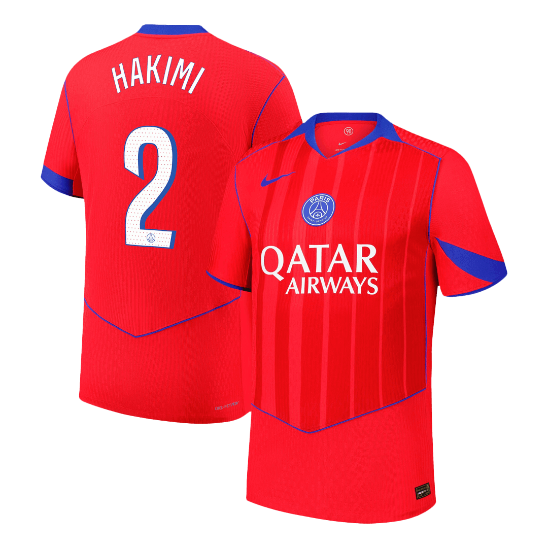 HAKIMI #2 Mens PSG Third Jersey 2025/26 - Player Version (Slim Fit)