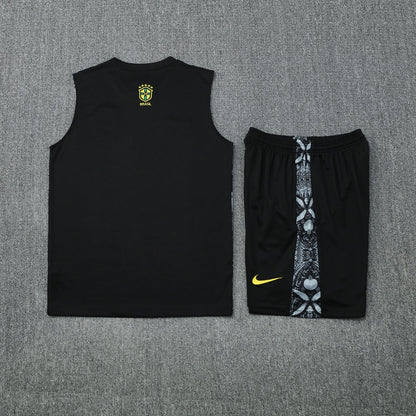 Brazil Vest Set Training Tracksuits 25/26 Football Kit Soccer Jersey