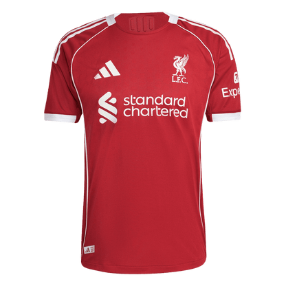 GAKPO #18 Mens Liverpool Home Jersey 2025/26 - Player Version (Slim Fit)