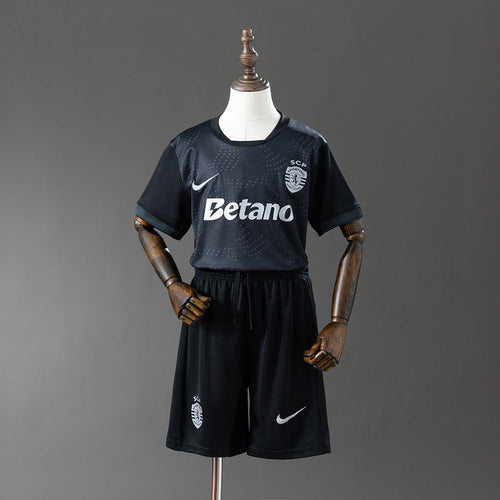 Kids Sporting CP Jersey 25/26 Away Football Kit