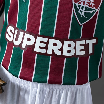 Kids Fluminense Home Jersey 2026-2027 Football Kit Soccer Shirt