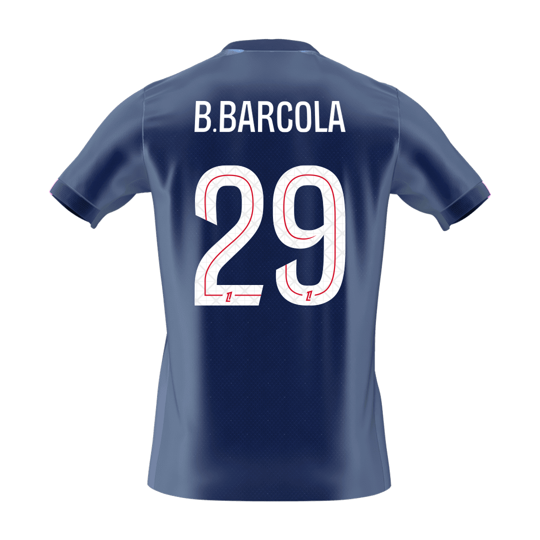 B.BARCOLA #29 Mens PSG Home Jersey 2025/26 [PREMIUM]