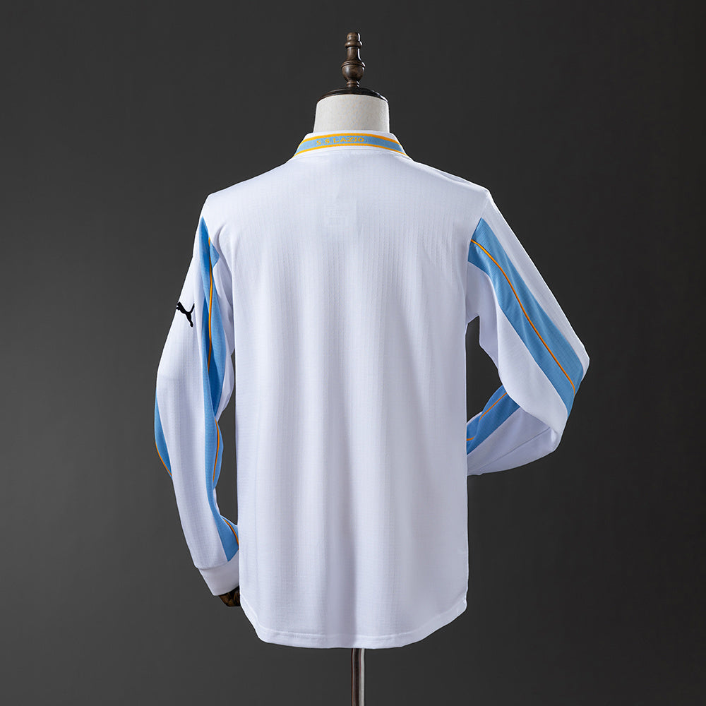 Lazio Jersey 2000-01 Away Retro Football Kit Long Sleeves