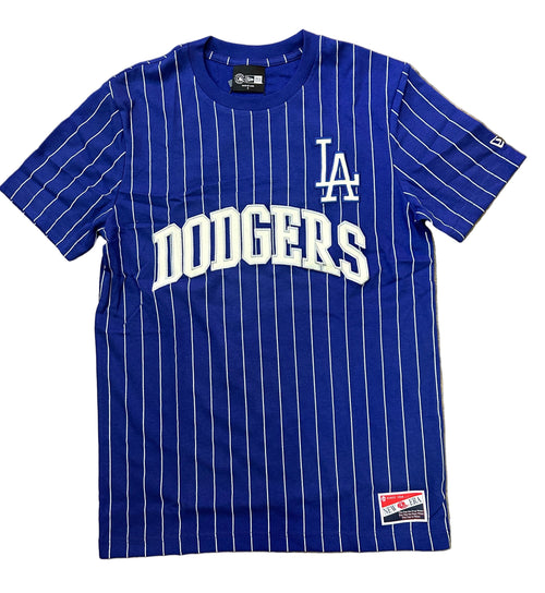 New Era Men's Los Angeles Dodgers Pinstripe T-Shirt