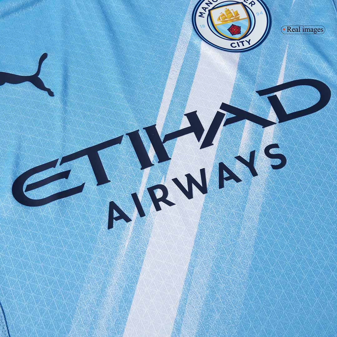 Mens Manchester City Home Jersey 2025/26 - Player Version (Slim Fit)