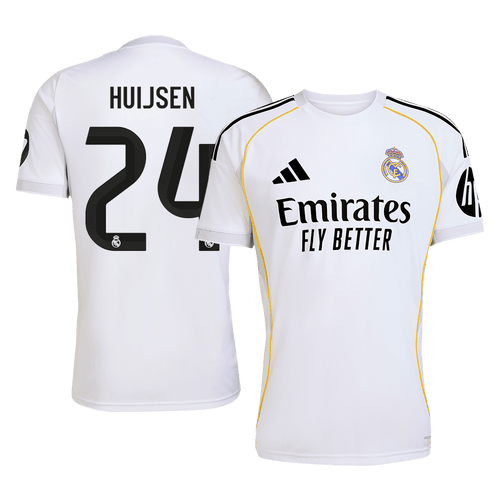 HUIJSEN #24 Mens Real Madrid Home Jersey 2025/26 [PREMIUM]