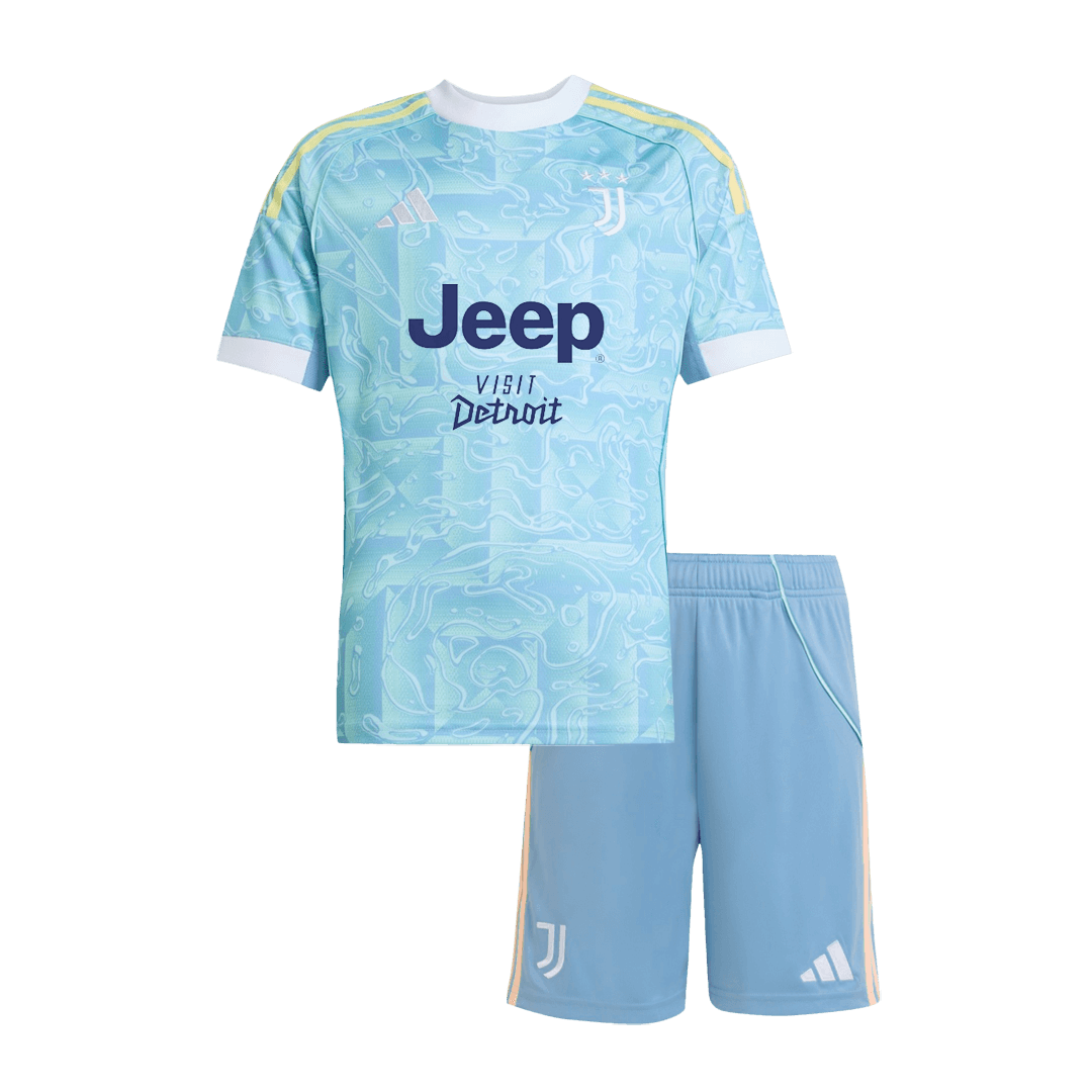 Kids Juventus Away Kit 2025/26
