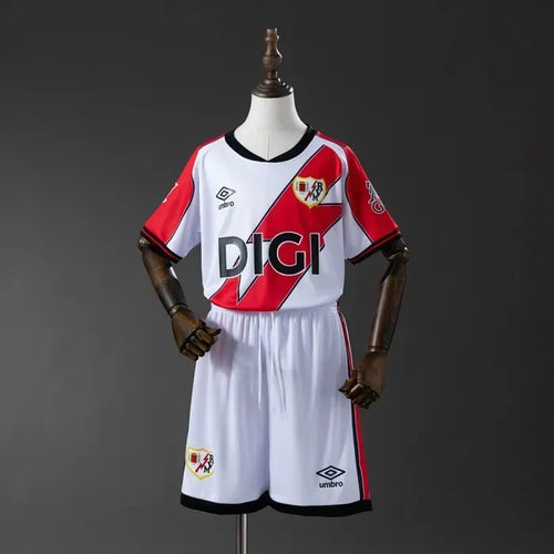 Kids Rayo Vallecano Jersey 2025/26 Home Football Kit