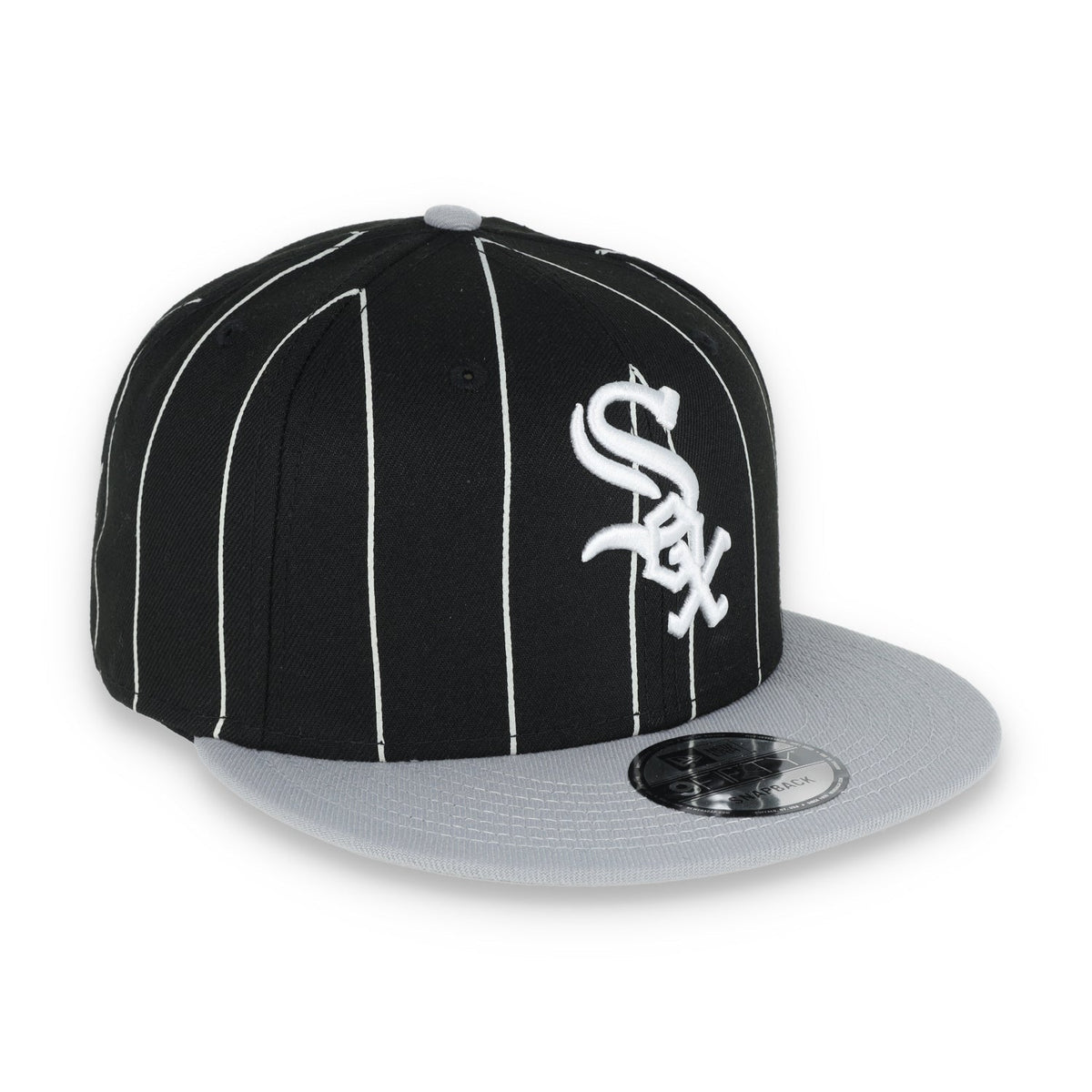 NEW ERA CHICAGO WHITE SOX VINTAGE THROWBACK 9FIFTY HAT-BLACK