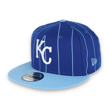 New Era Kansas City Royals Vintage Throwback 9Fifty Snapback Hat-Blue