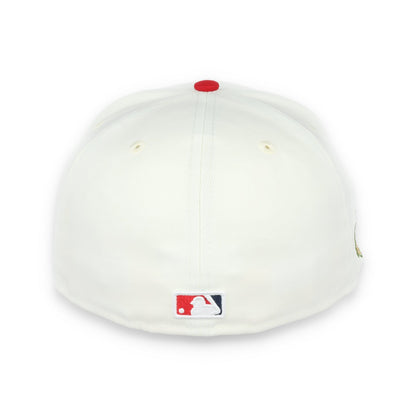 New Era St Louis Cardinals Throwback 2011 World Series Patch 59FIFTY Fitted Ivory Hat